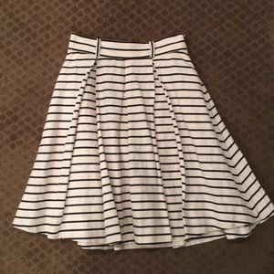 Kate Spade striped linen skirt